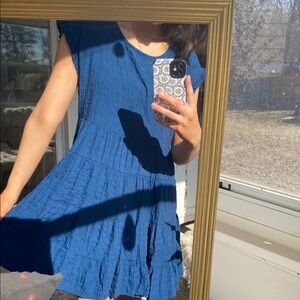 Blue Mini Dress